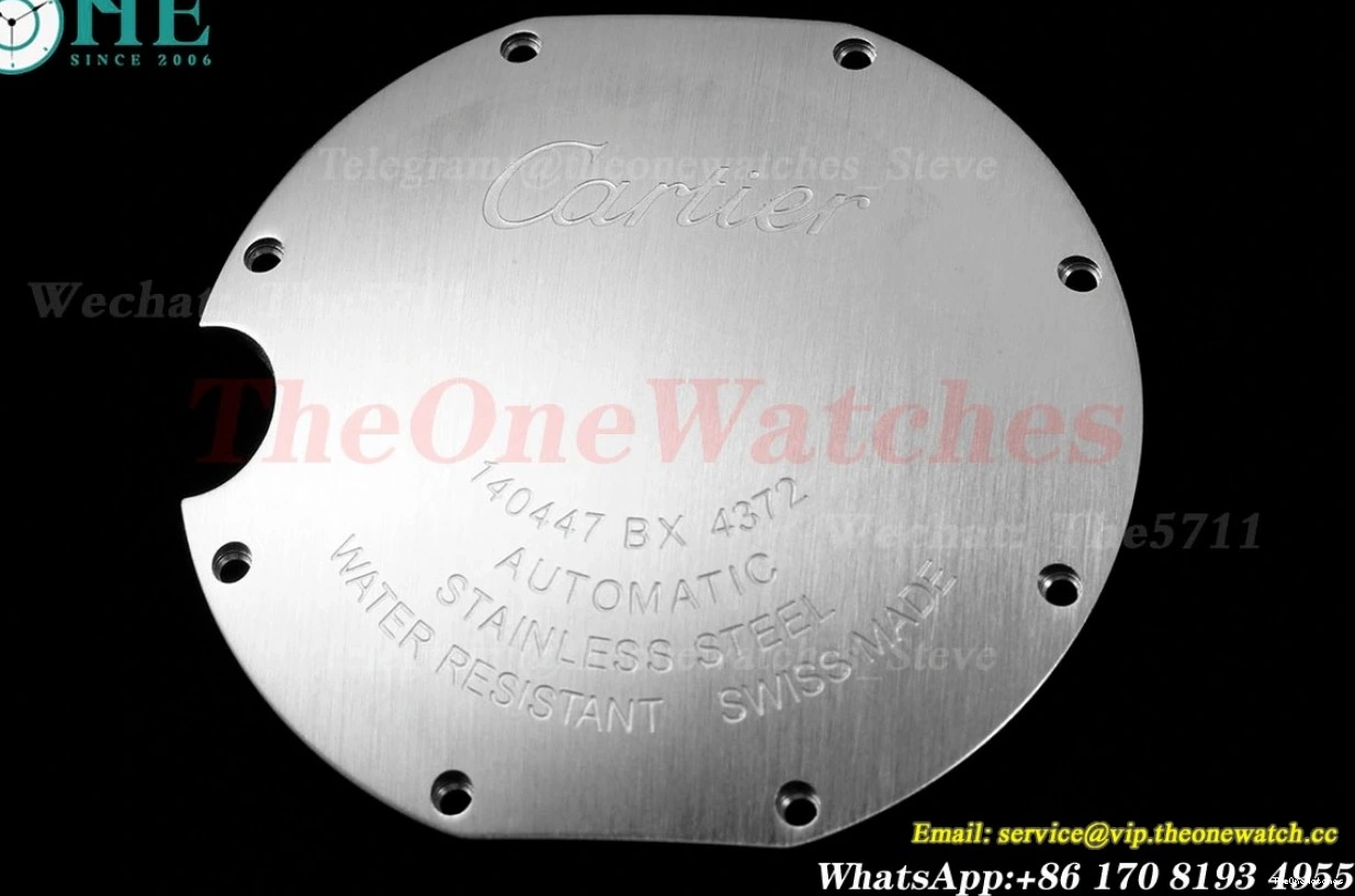 Ballon YG De Stk Bleu Wht 3KF Cartier A076 SS 36mm 0426